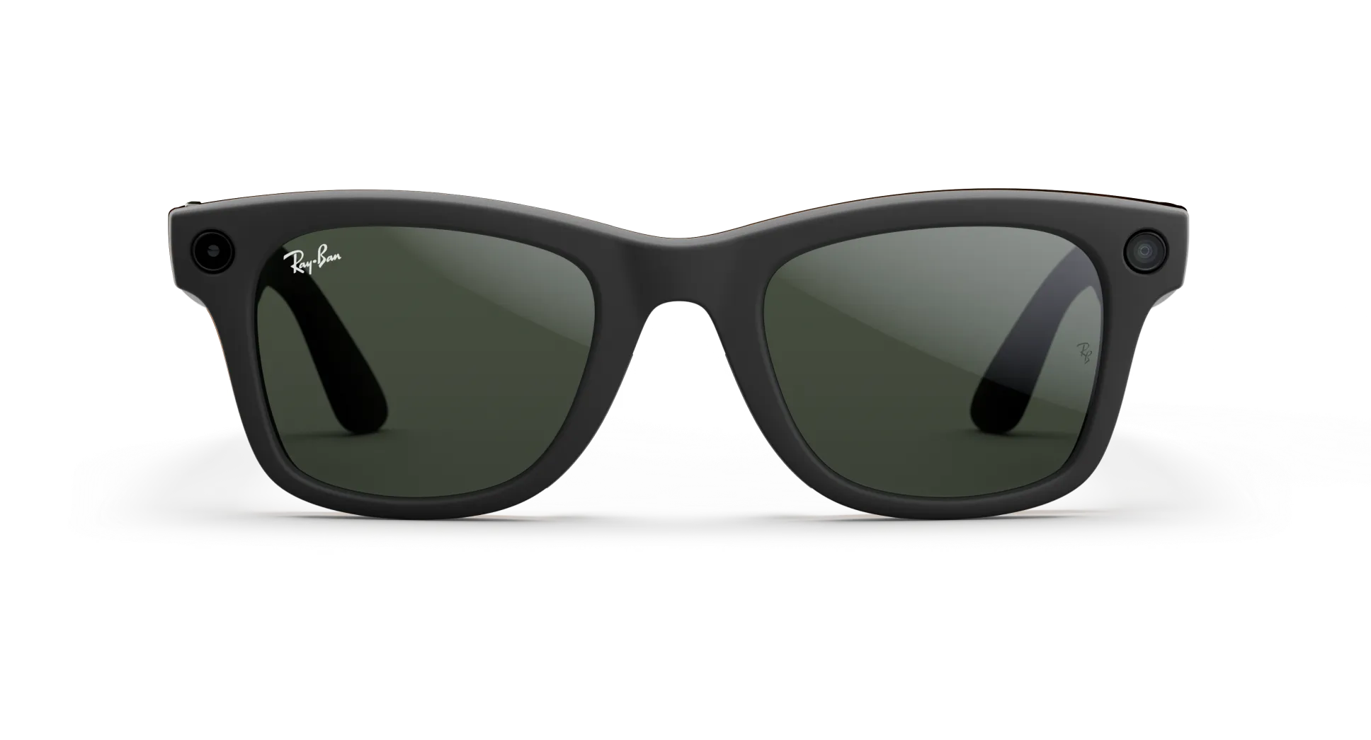 Ray-Ban Meta Wayfarer Gen 1 Matte Black / Clear to Graphite Green Transitions®, Standard
